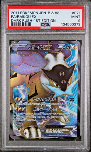 Pokemon 2011 psa raikou ex - pokemon,